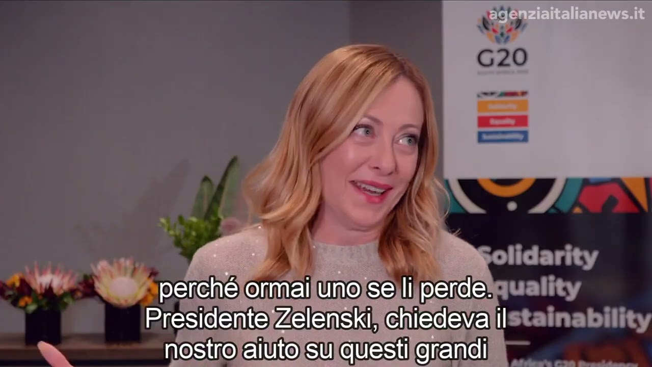 MELONI: “AIUTEREMO LA POPOLAZIONE UCRAINA DA CHI VORREBBE PIEGARLI CON IL FREDDO"