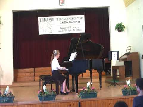 Villányi Kata - Bozsics Virág; Országos Négykezes Zongoraverseny Balassagyarmat 2018