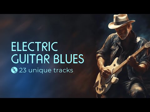Electric Guitar Blues. Slow blues music mainly on electric guitar