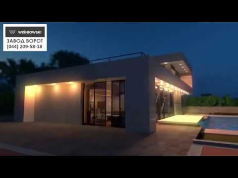 Откатные ворота Wisniowski Modern - wisniowski-vorota-kiev.com.ua