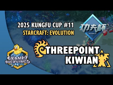 threepoint vs Kiwian - ZvT | 2025 KungFu Cup #11: StarCraft Evolution | SC:Evo Mod Tournament