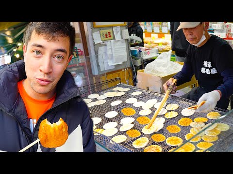 24 Hours of JAPANESE FOODS Across Tokyo!! STREET FOOD to High-End SUSHI OMAKASE in Japan!