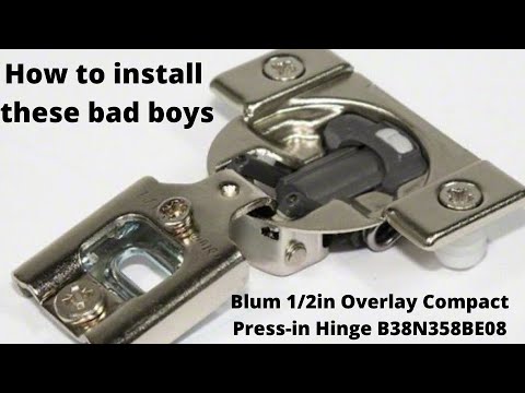 How to Install Blum Press-in Hinge Overlay Compact...