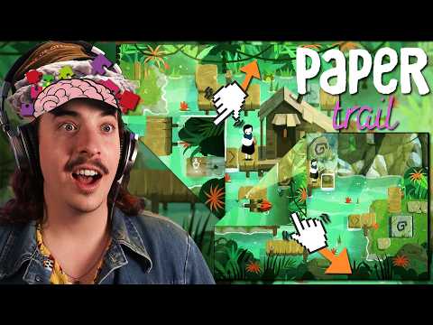 FOLD THE ENVIRONMENT LIKE ORIGAMI IN THIS DELIGHTFUL PUZZLE GAME! | Paper Trail