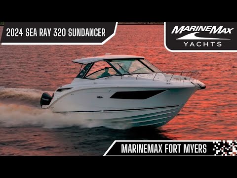 Brand New 2024 Sea Ray 320 Sundancer Walkthrough Available At MarineMax Fort Myers!