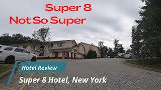 The Worst Hotel I Ever Stayed In: Super 8 Review - New York - Dirty - Trash - Mildew - Horrible!