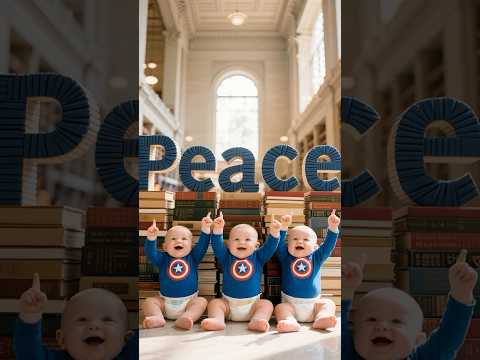 [Part2]👶 Peace, Love & Triplets: How Babies Changed the Library Director's Mind! 🕊️
