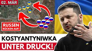 8. Armee nimmt wichtige Stellungen an der N20-Kreuzung ein, Ukraine trifft Öl-Terminal Schescharis!