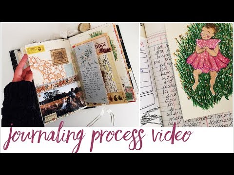 junk journal with me  process video ideas tips