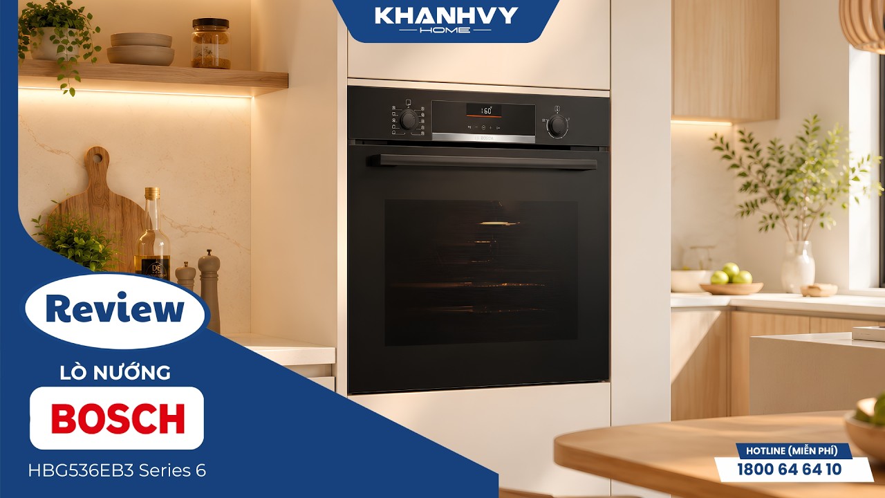 Lò nướng Bosch HBG536EB3 Series 6