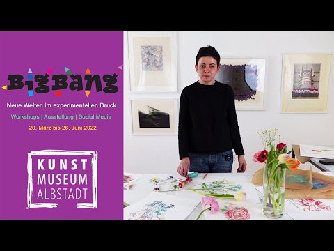 How to: Monotype with baking paper (flat printing)