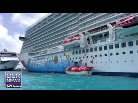 Scene at the Norwegian Breakaway In Bermuda, July 20 2016