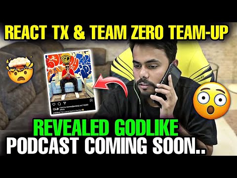 Revealed GodLike Podcast Coming Soon 😳🔥|| Tx & Team Zero TEAM-UP 😱|| #godlike #jonathan #godl #bgmi