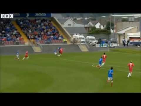 Northern Ireland PL: Portadown 1 - 1 Linfield HIGHLIGHTS 10/8/13