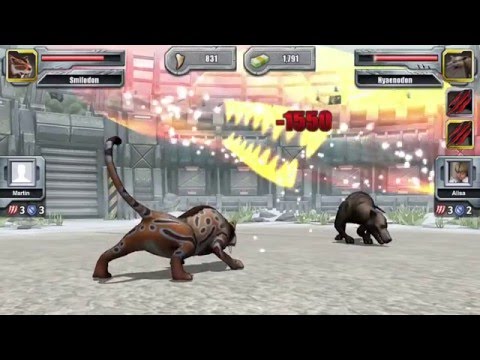 Jurassic park builder tournament Glacier Bronze section Thylacosmilus