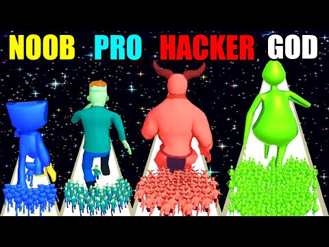 NOOB vs PRO vs HACKER vs GOD Monsters PvP Arena