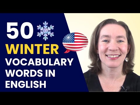 Vocabulary BOOST: 50 Winter Words!