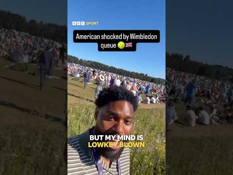 You WON’T believe what Brits do for a chance to watch Wimbledon 🥴 #britishculture #wimbeldon #uk