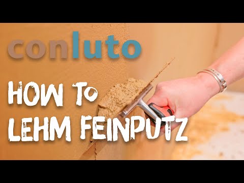 HOW TO: Clay fine plaster - single-layer ecological plaster for interior use