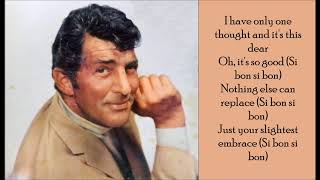 C&#39;est Si Bon - Dean Martin - (Lyrics)