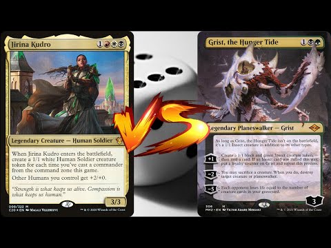 Jirina Koudro VS Grist - MTG EDH Duel Commander Magic Cards