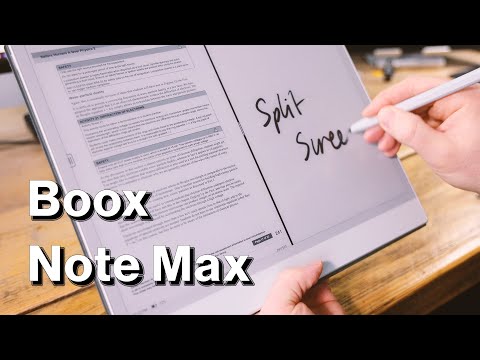 Boox Note Max - All the Details in 55 seconds
