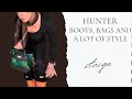 Hunter Boots Bags And A Lot Of Style