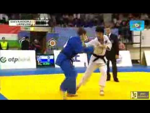 Judo 2013 European Open Men Budapest: Davaadorj (MGL) - Lefevere (BEL) [-66kg]