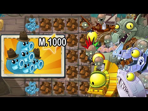 PvZ 2 - Vaina Melonpulta Congelada Nivel 1000 vs Todos los Zombot