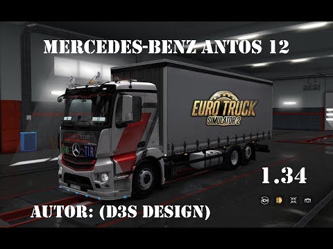 [ETS2 v1.34] Mercedes-Benz Antos 12 (D3S Design)