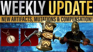 NEW WORLD: New Artifacts to farm! Season Pass Compensation! Weekly Update (Rise of the Angry Earth)