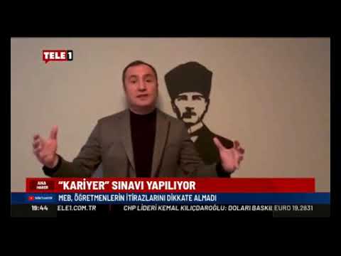 Genel Başkanımız Kadem Özbay`ın, ÖMK ve Kariyer Basamakları Sınavı ile ilgili yaptığı açıklamalar TELE1 Tv Ana Haber`de yer aldı. 18.11.2022  | EĞİTİM İŞ