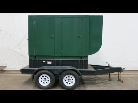 Katolight D60F*P4 60 kW portable diesel generator, 3310 Hrs, Yr 1995 - CSDG # 2383