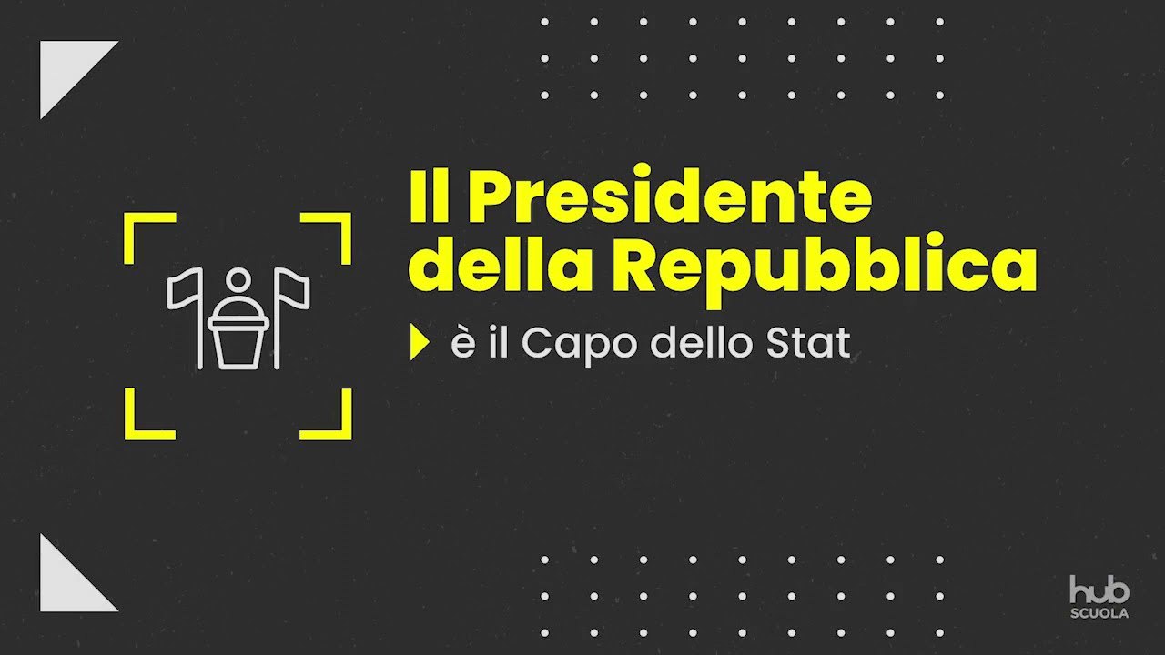 Il Presidente della Repubblica