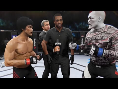 UFC 2 - Bruce Lee vs. Ugly Warrior - Crazy UFC 👊🤪
