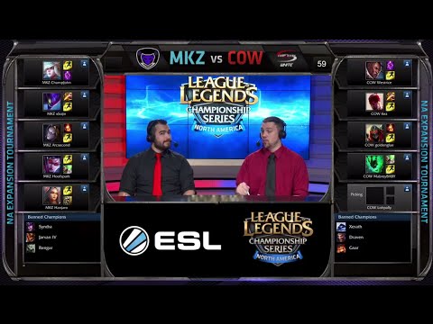 CompLexity White vs Monstar Kittenz | Game 2 NA LCS Expansion Tournament Spring 2015 | COW vs MKZ G2