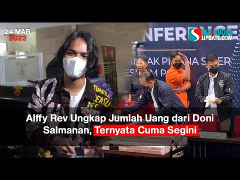 Alffy Rev Ungkap Jumlah Uang dari Doni Salmanan, Ternyata Cuma Segini