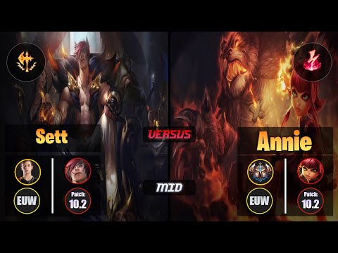 Caps SETT (Mid) [Conqueror] VS ANNIE - Challenger EUW Patch 10.2