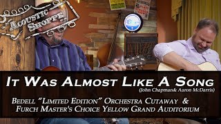 It Was Almost Like A Song Ronnie Milsap Cover | Acoustic Guitar