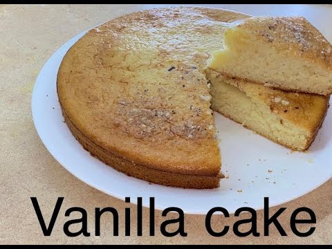 Recipe of simple vanilla cake.