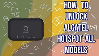 Unlock Alcatel Hotspot All Models by imei code, fast and safe, bigunlock.com