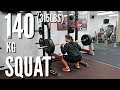 140kg SQUAT PB + STUDENT LIFE