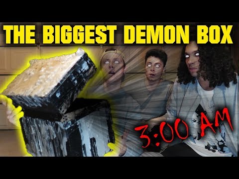 (WE NEED HELP!) THE WORLDS BIGGEST DEMON BOX OPENING AT 3 AM!!
