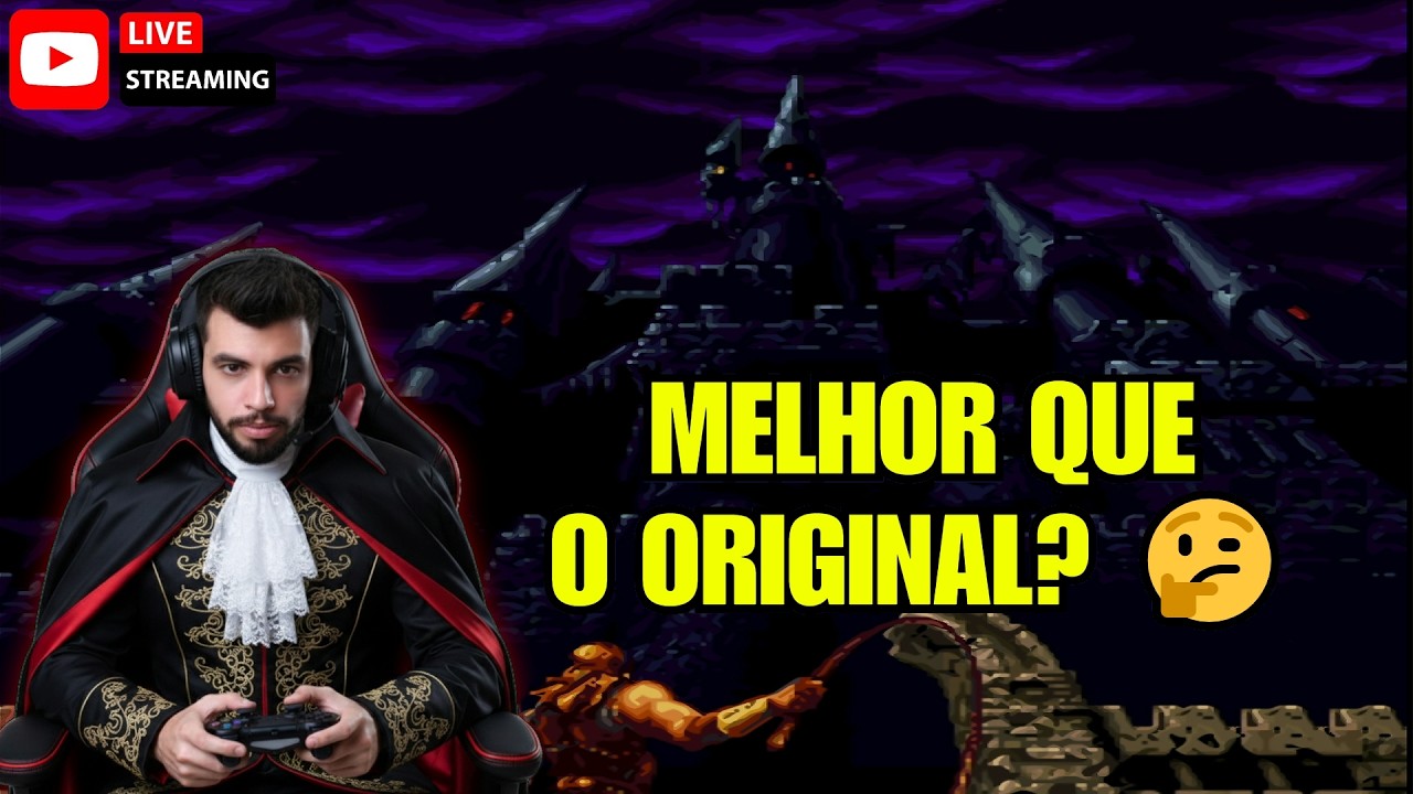 Castlevania Revamped: LIVE  - O Melhor Remake que Você Já Viu? (Gameplay Completa)