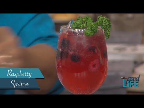 Refreshing Summer Raspberry Spritzer - On the Menu