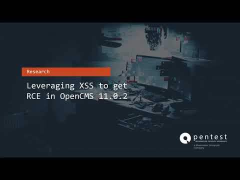 Leveraging XSS to get RCE in OpenCMS 11.0.2