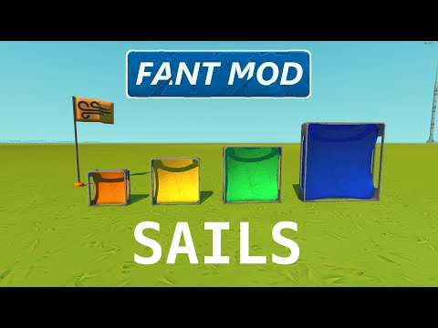 Scrap Mechanic Survival | Fant Mod 9.21 - SAILS and WIND