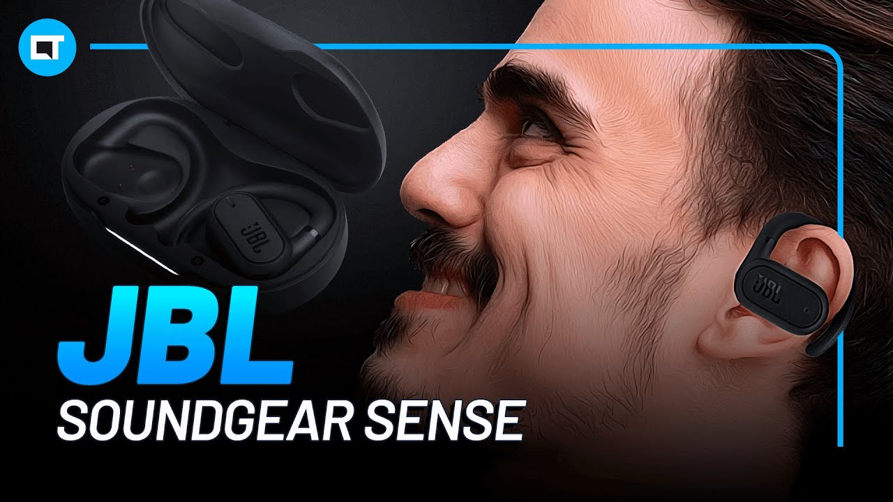 Miniatura da avaliação em vídeo de Fone de Ouvido Bluetooth JBL Sense Lite - Preto