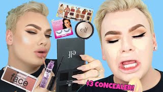 FULL FACE USING CHEAPEST/BEST DRUGSTORE MAKEUP I COULD FIND!