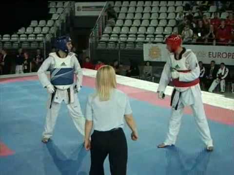 European Taekwondo Championships 2008 Rome Male -78 kg Armenia vs Germany Round 1